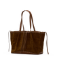 Meryl Carryall | Cinnamon Suede/Antique Gold