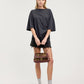 Model height is 5'10''