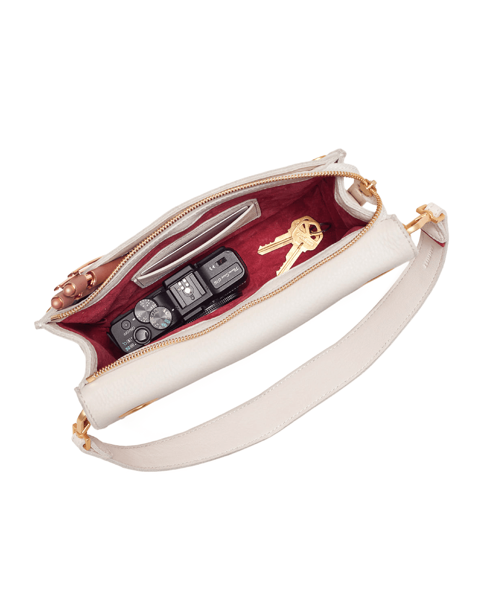 Montana-Clutch-Sml-Calla-Lily-White-Inside-View