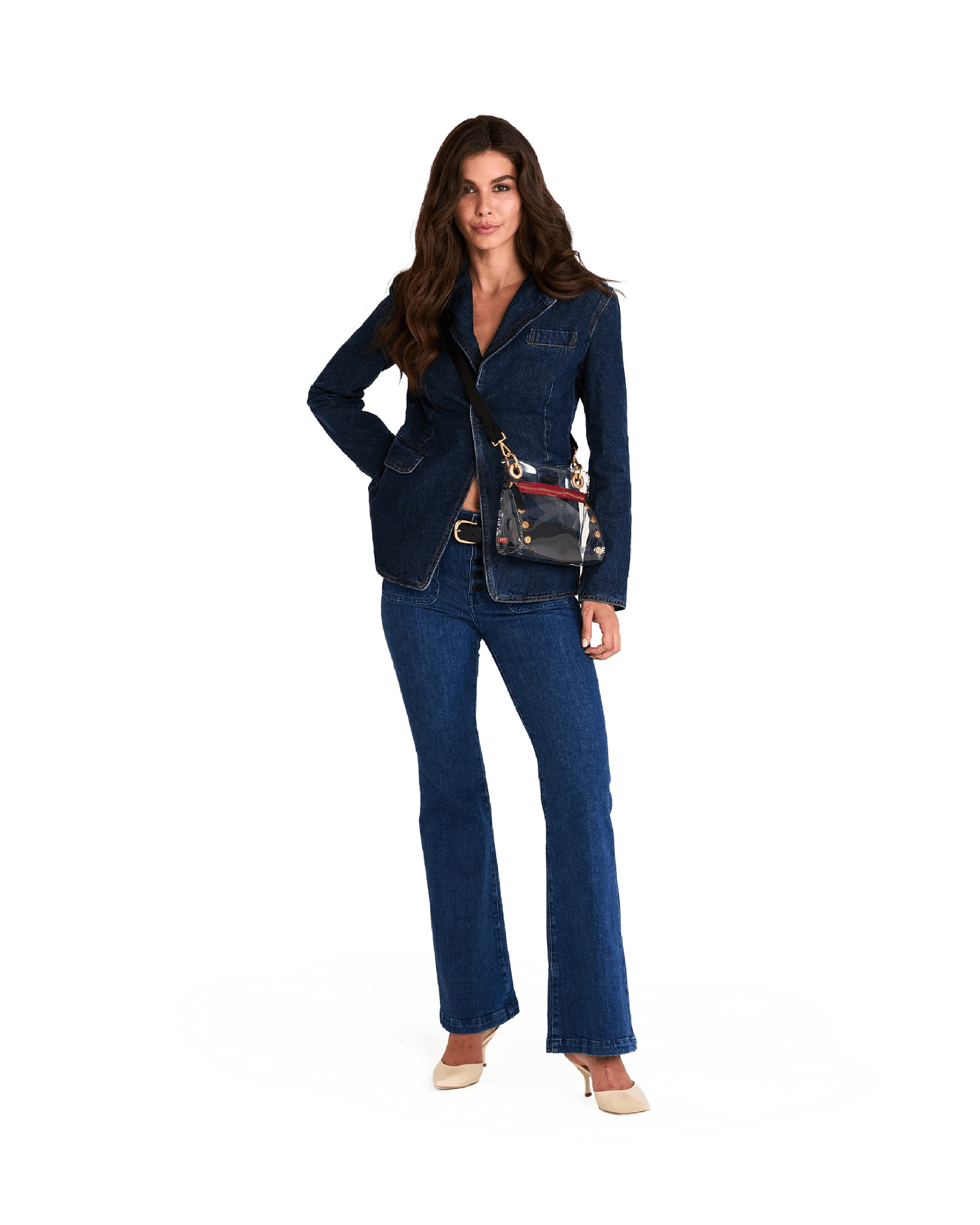 Tony-Sml-Clear-Black-BG-Red-Zip-Model-View-4