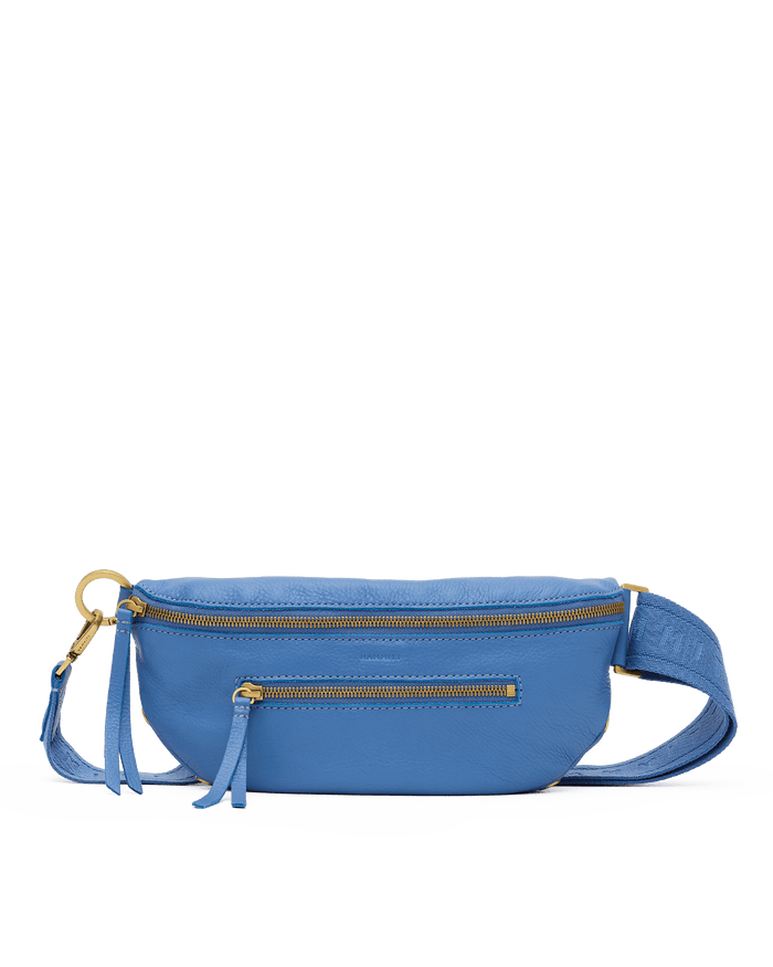 Charles Crossbody | Highlands Blue/Antique Gold | Med