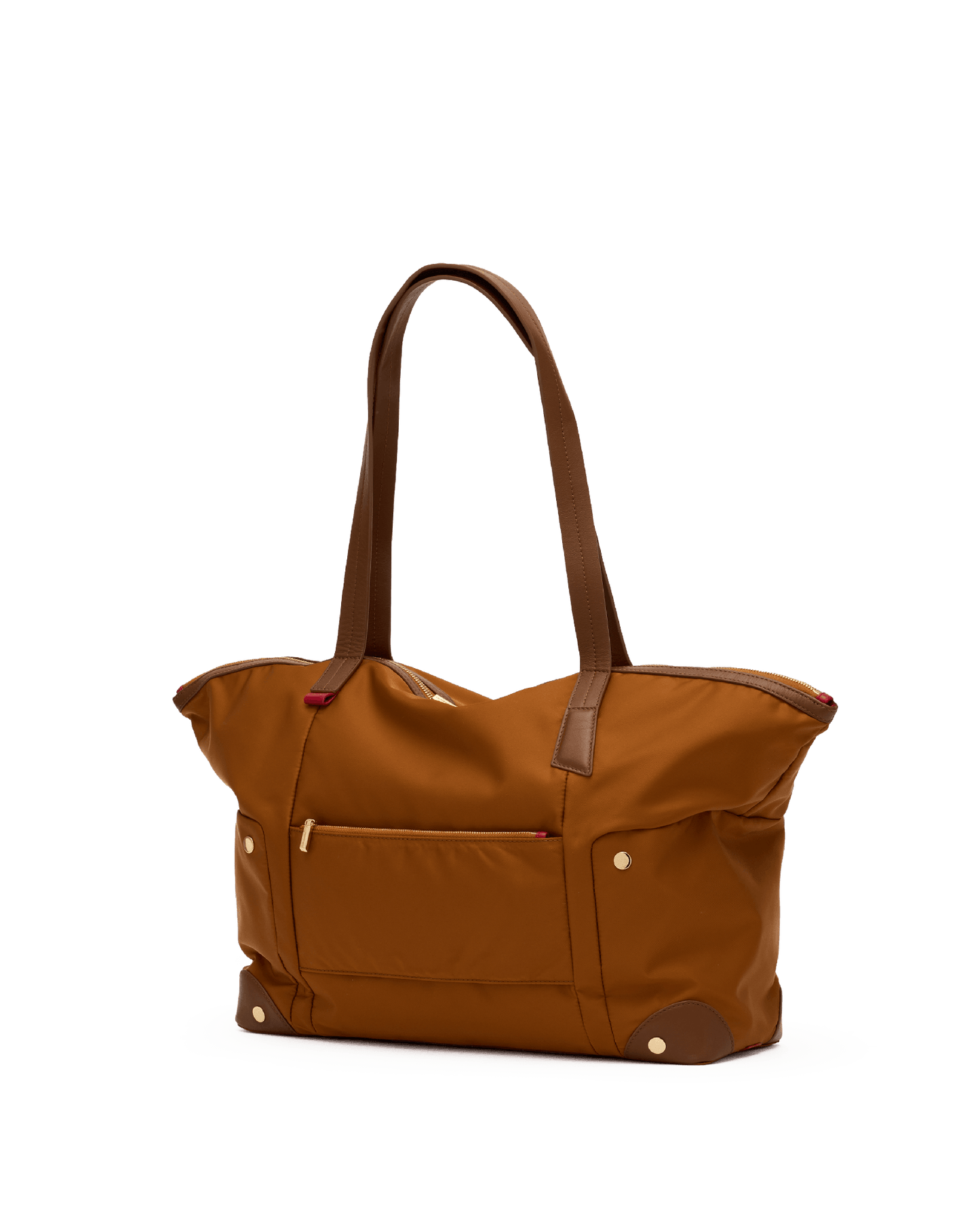 Zoe-Tote-Amber-Nylon-G-Back-View