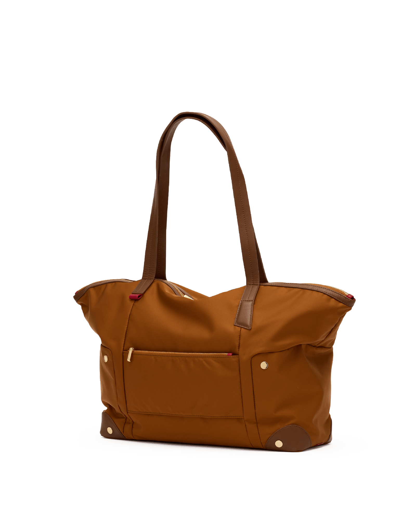 Zoe-Tote-Amber-Nylon-G-Back-View