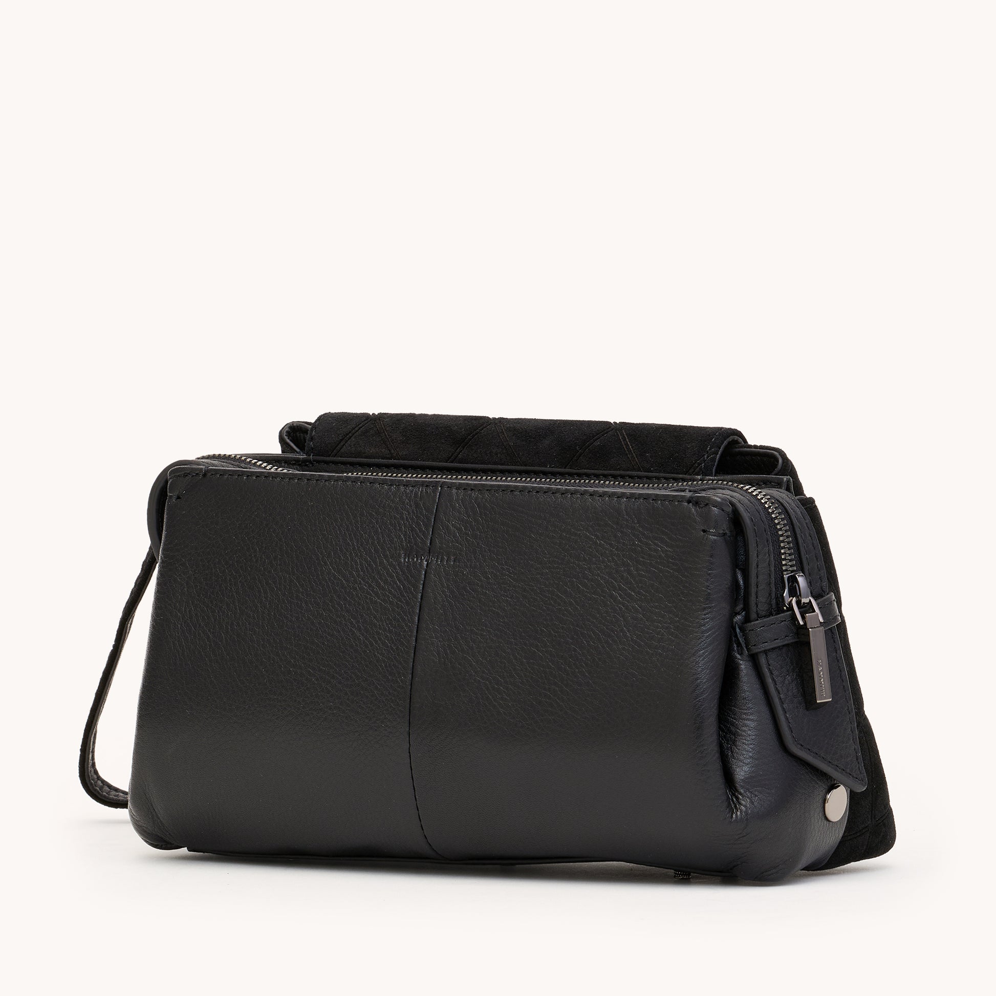 Charlotte-Med-Noir-Diamond-Suede-GM-Detail-View