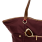 Zoe-Tote-Wine-Nylon-G-Front-View-Detail