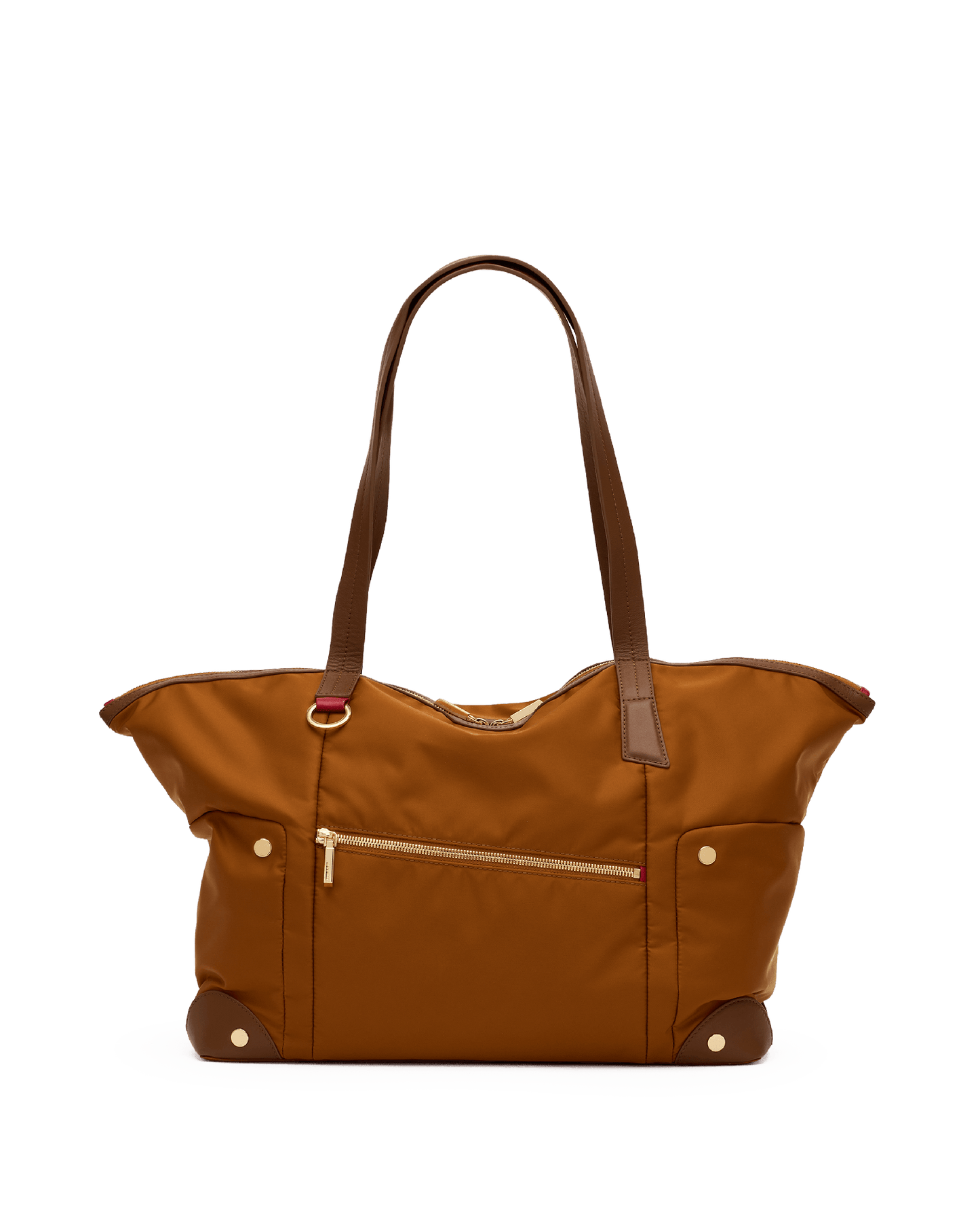 Zoe-Tote-Amber-Nylon-G-Front-View
