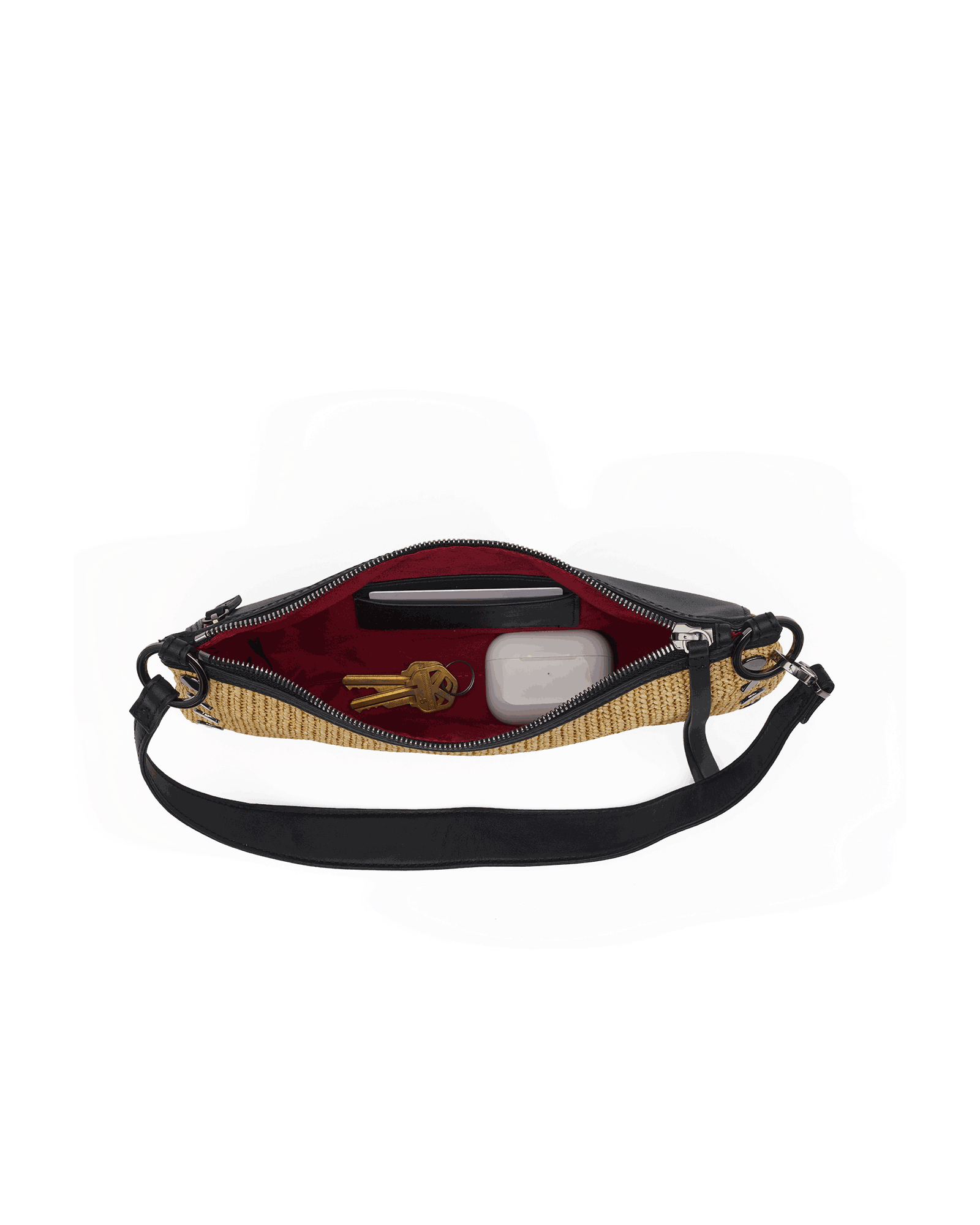 Kyle-Noir-Smooth-Raffia-GM-Inside-View
