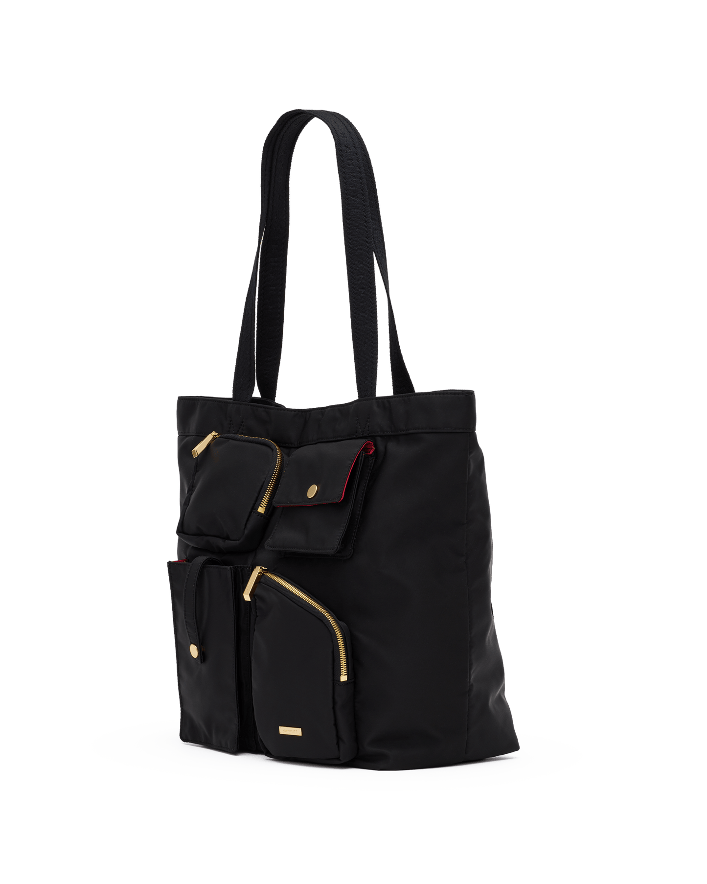 Josie-Tote-Black-Nylon-Cargo-G-Front-View-2