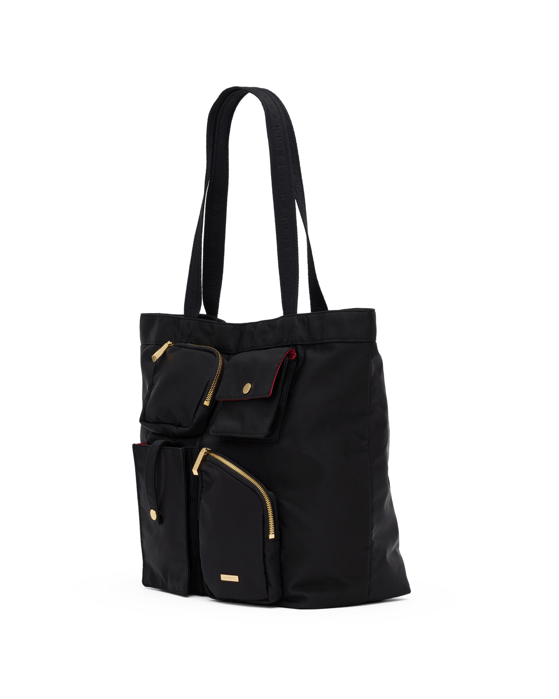 Josie-Tote-Black-Nylon-Cargo-G-Front-View-2