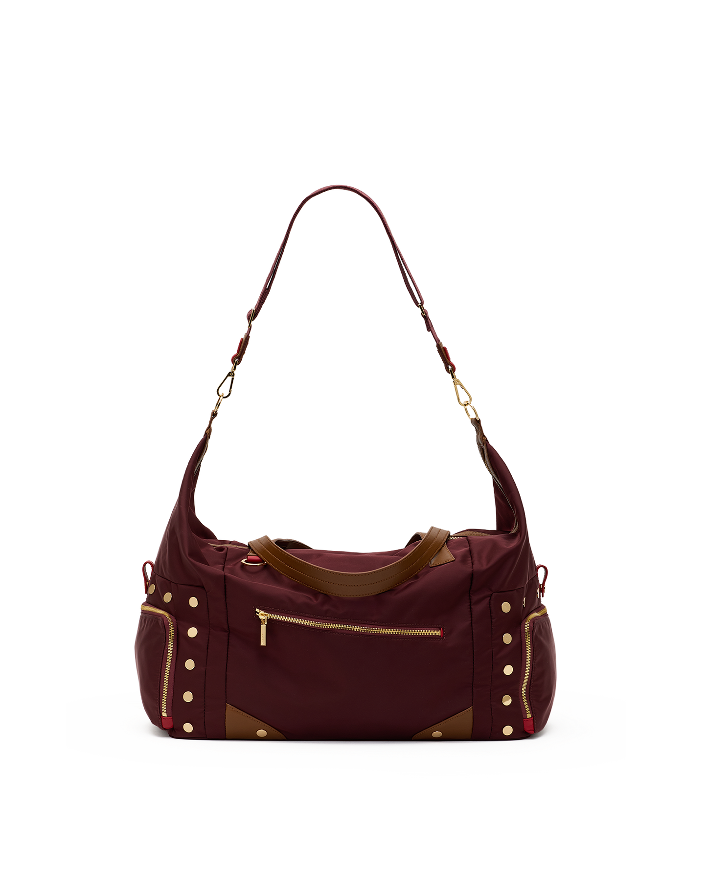 Ivy-Weekender-Wine-Nylon-G-Crossbody-View-2