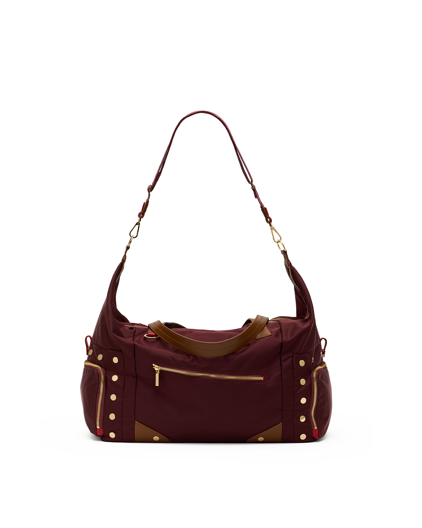 Ivy-Weekender-Wine-Nylon-G-Crossbody-View-2