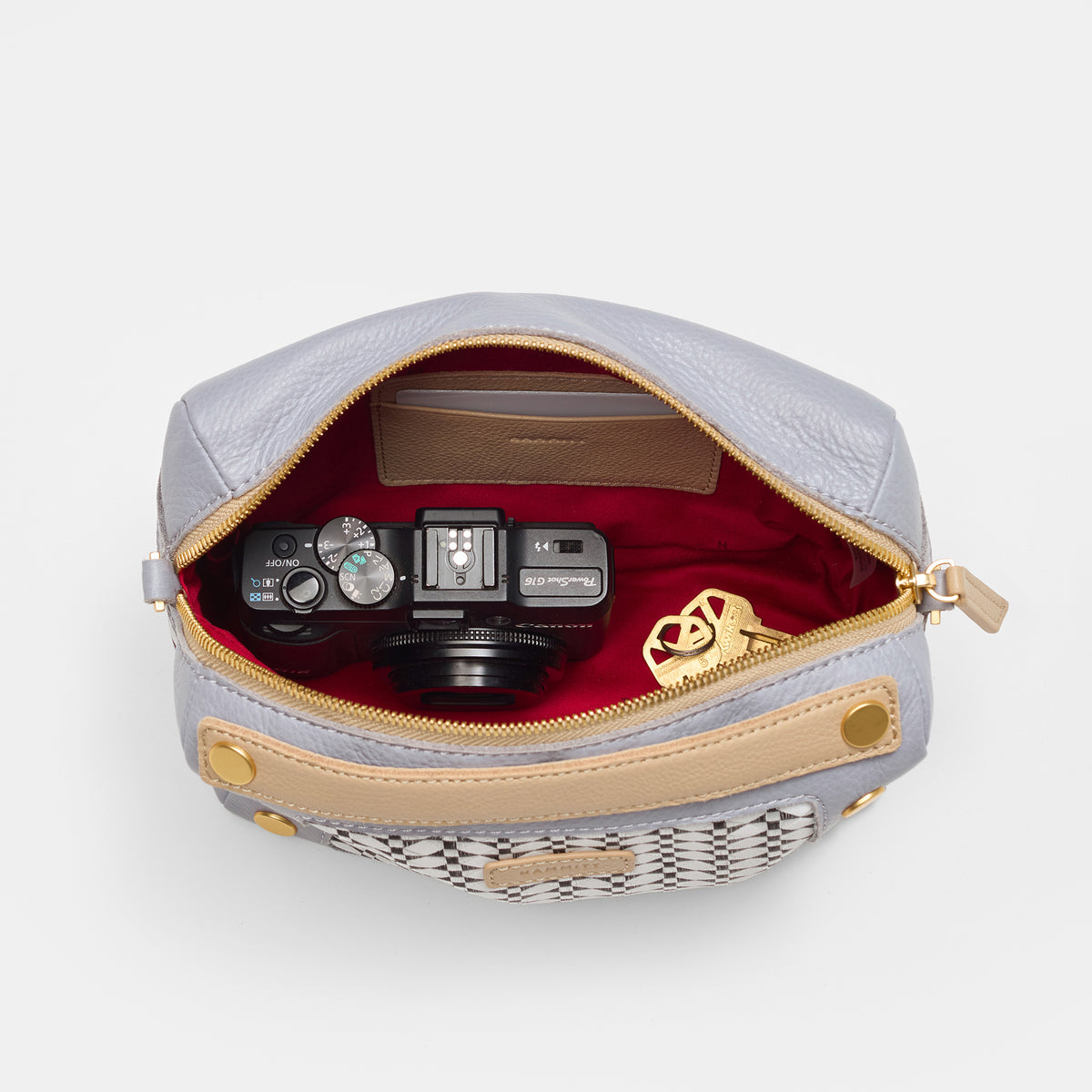 Evan Crossbody | Gallery Row/Brushed Gold | Sml 840220515041 – HAMMITT