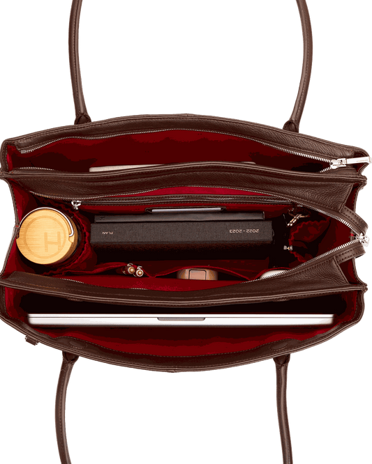 Elle-Work-Carry-Espresso-Pebble-S-Inside-View