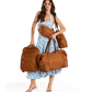 Zoe-Tote-Amber-Nylon-G-Model-View-3