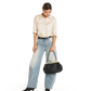 Model height is 5'9''