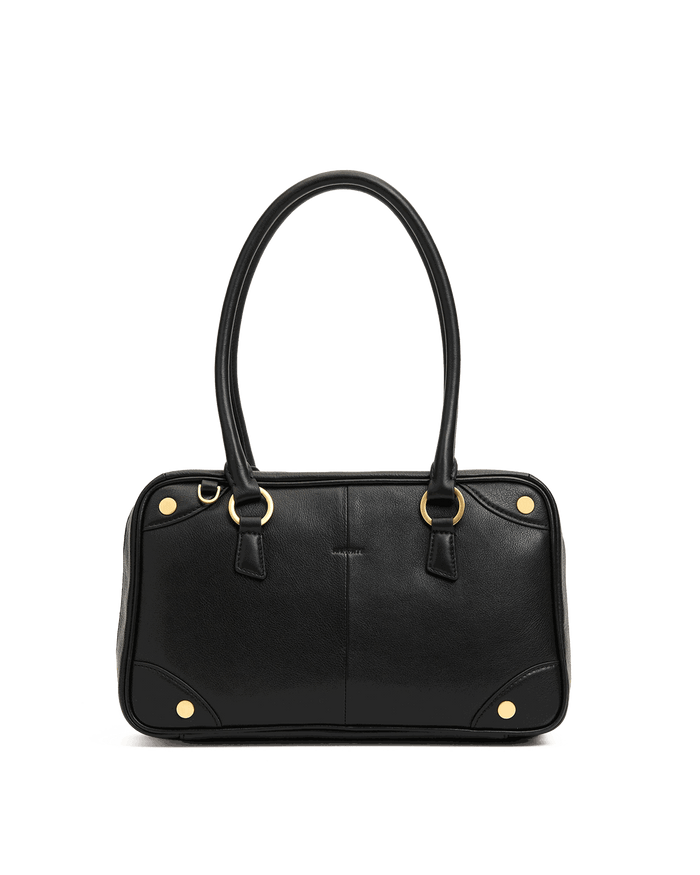 Meredith | Black/Brushed Gold | Med