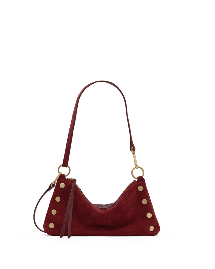 Kyle | Cherrywood Suede/Brushed Gold | Sml