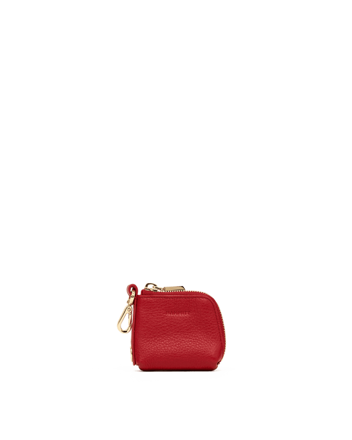 Syd Pouch | Chili Red/Gold