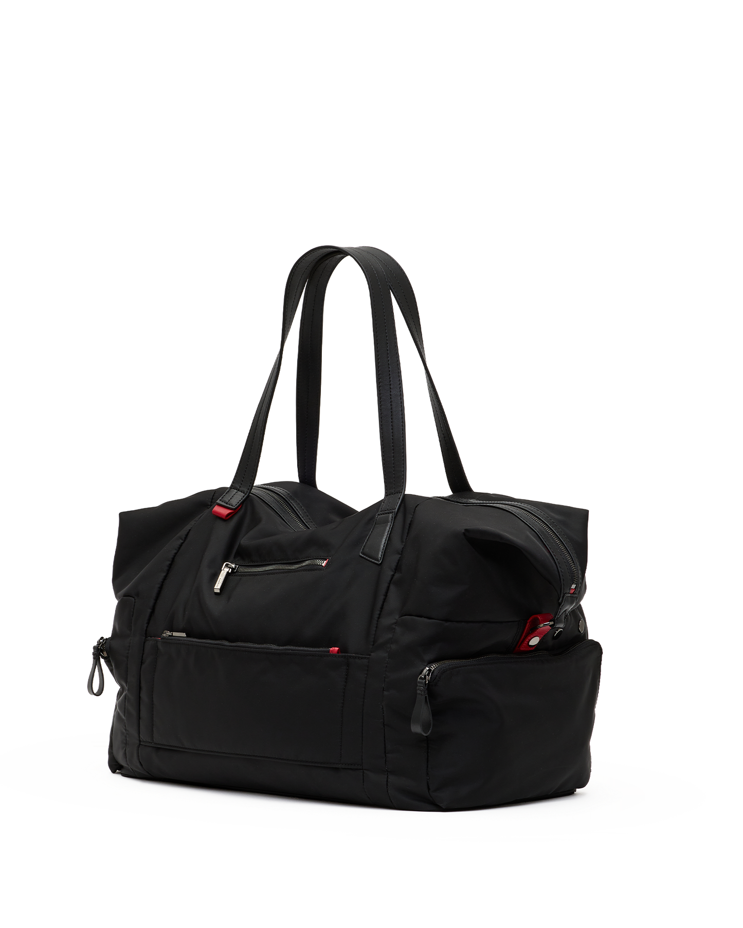 Ivy-Weekender-Black-Nylon-GM-Back-View