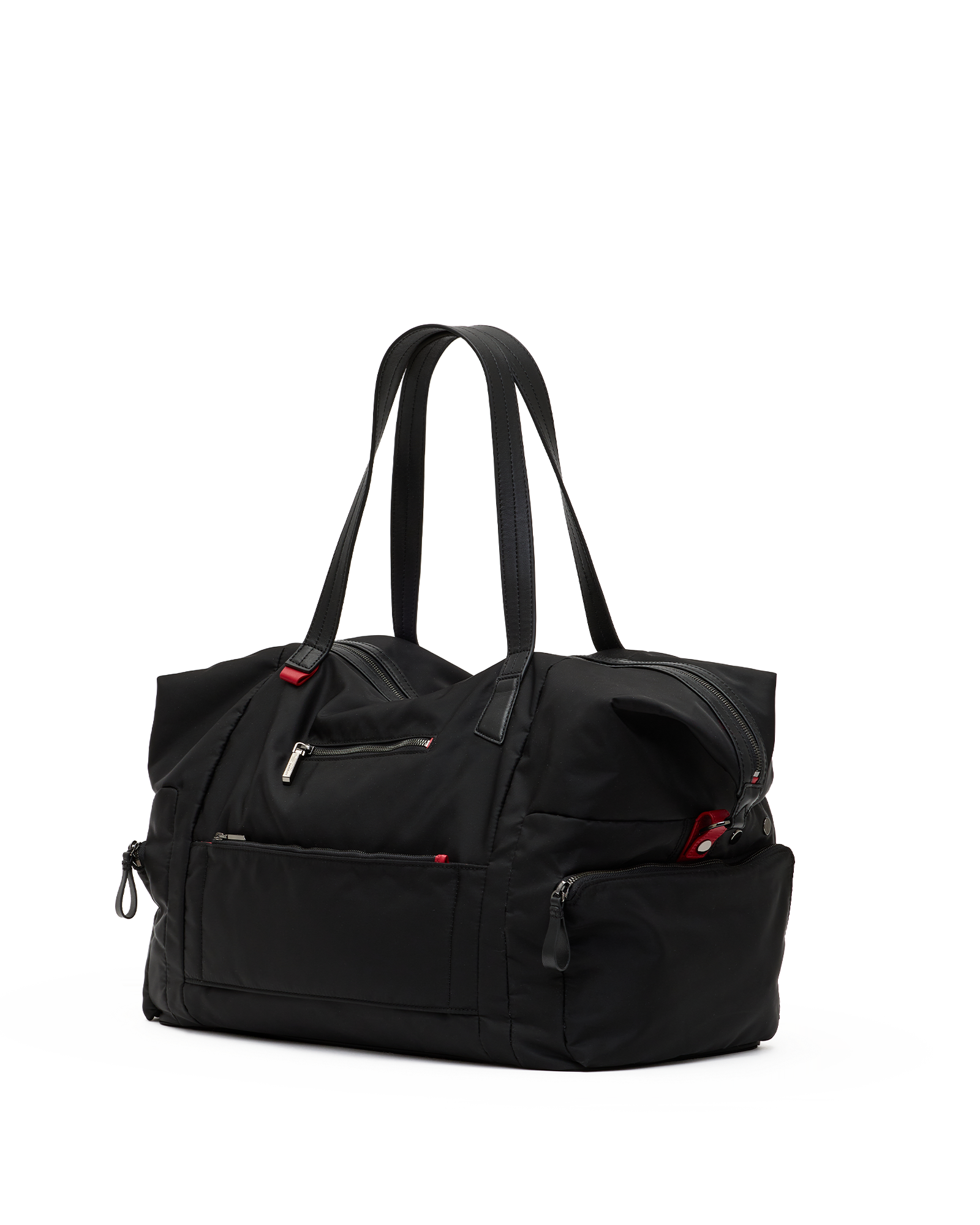 Ivy-Weekender-Black-Nylon-GM-Back-View