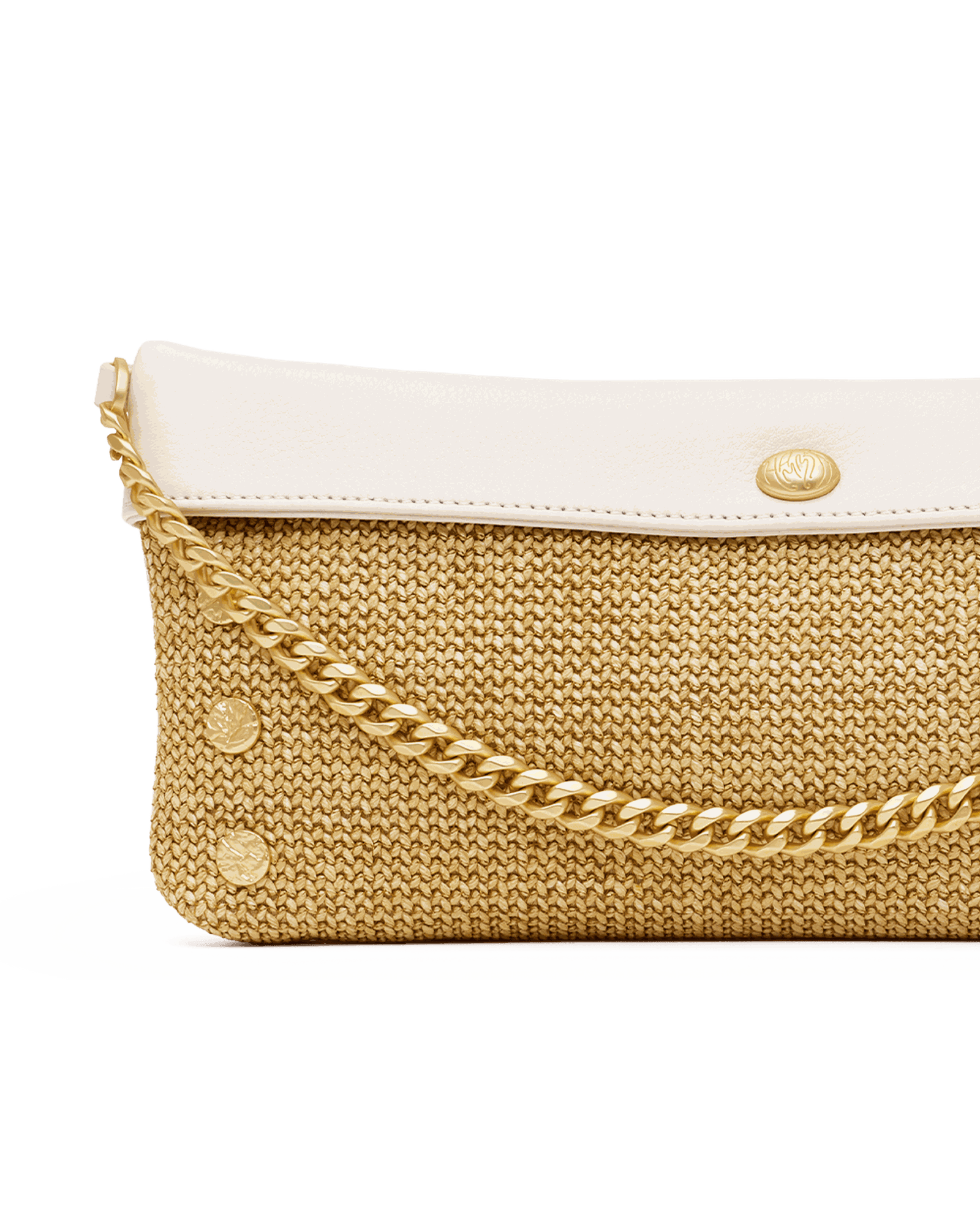 Invitation-Clutch-Calla-Lily-White-Raffia-BGH-Front-View-Detail