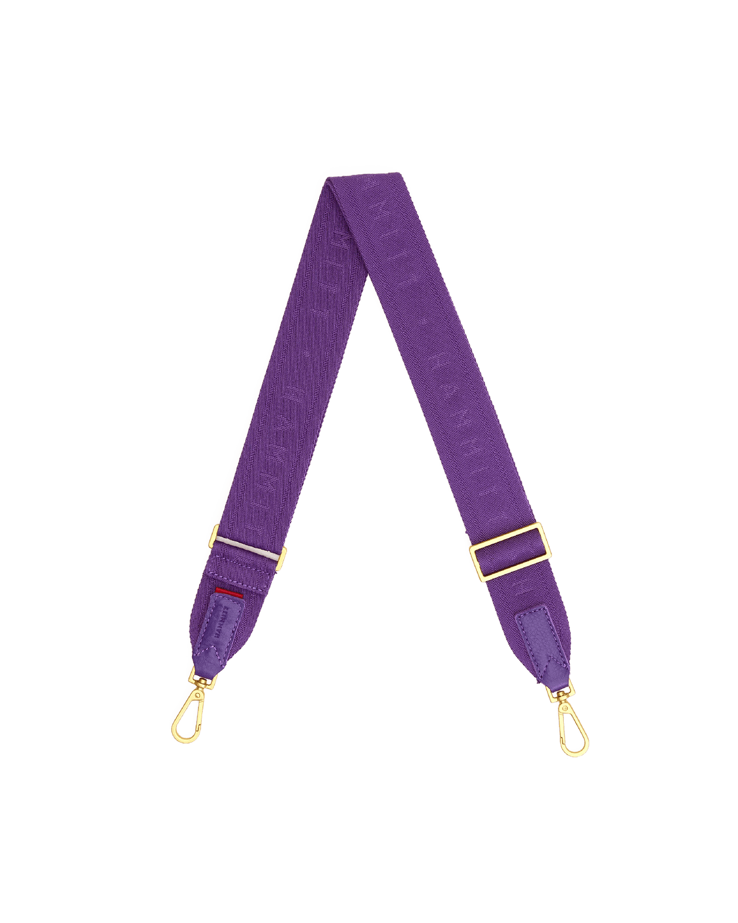 Webbing Crossbody Strap-Game Day Purple-BG-Front-View