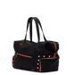 Ivy-Weekender-Black-Nylon-G-Red-Zip-Front-View-2