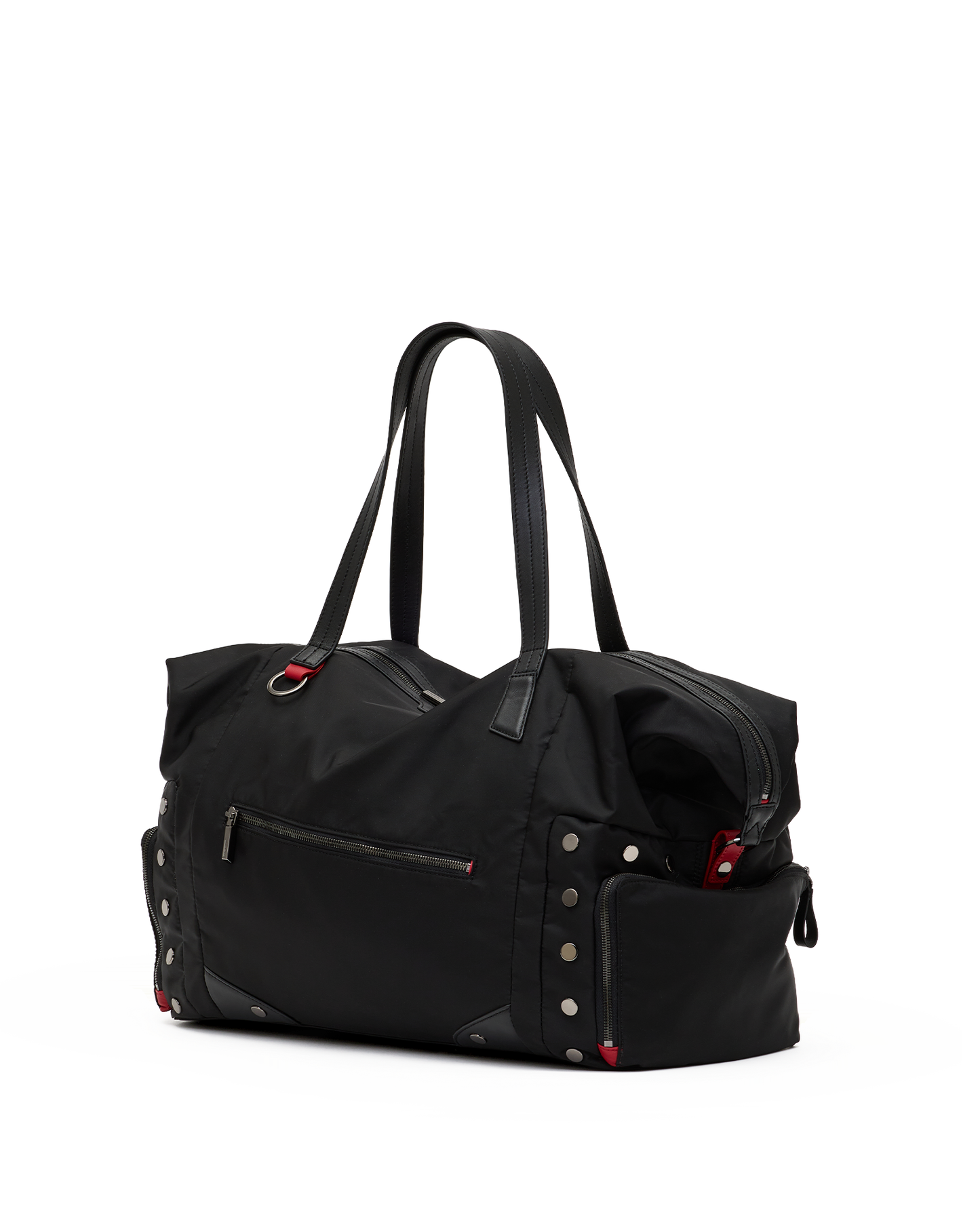 Ivy-Weekender-Black-Nylon-GM-Front-View-2