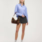 Model height is 5'10''