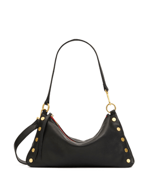 Kyle | Black/Brushed Gold Red Zip | Med