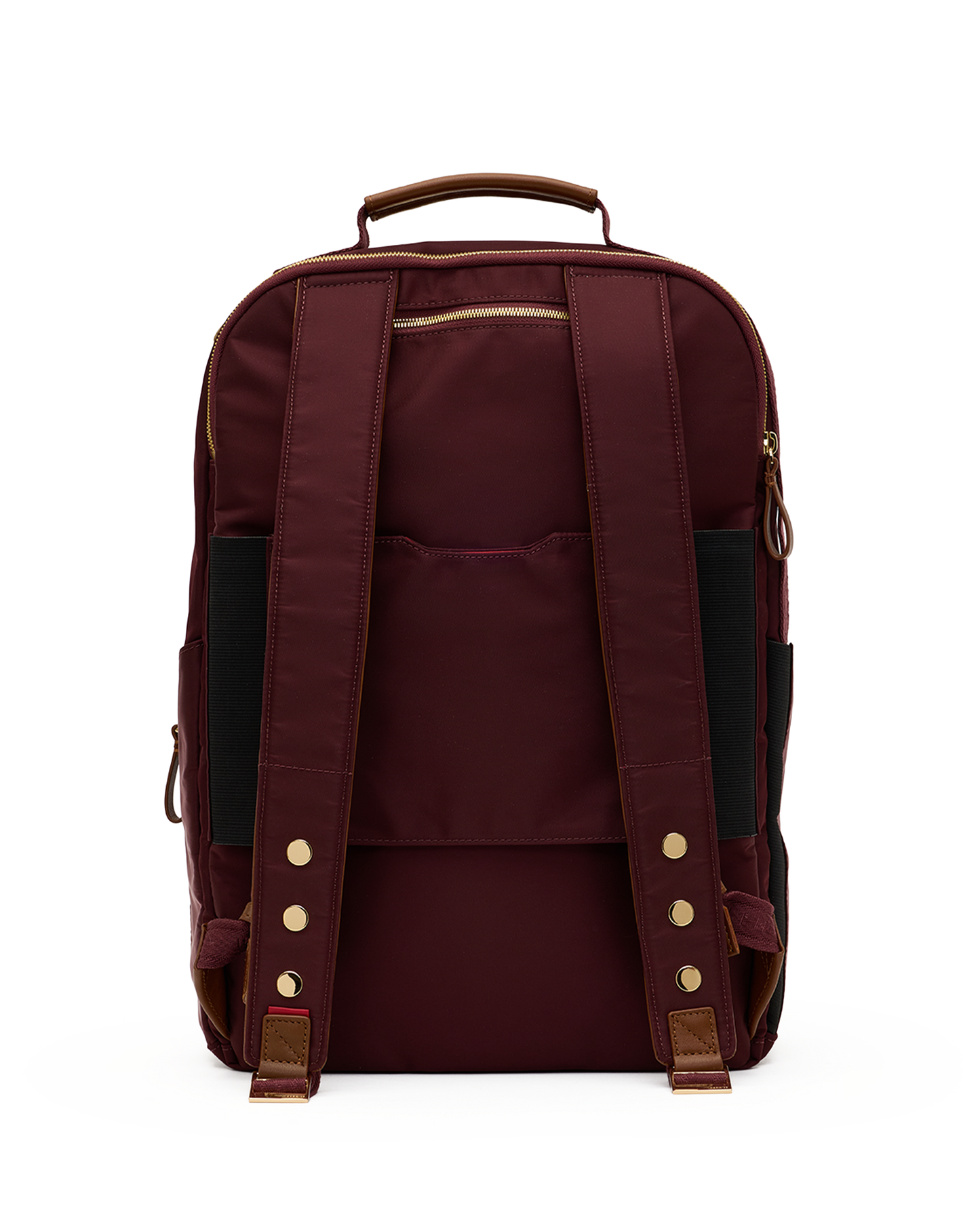 Eden-Backpack-Wine-Nylon-G-Back-View