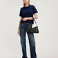 Model height is 5'10''