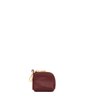 Syd Pouch | Cherrywood Pebble/Brushed Gold