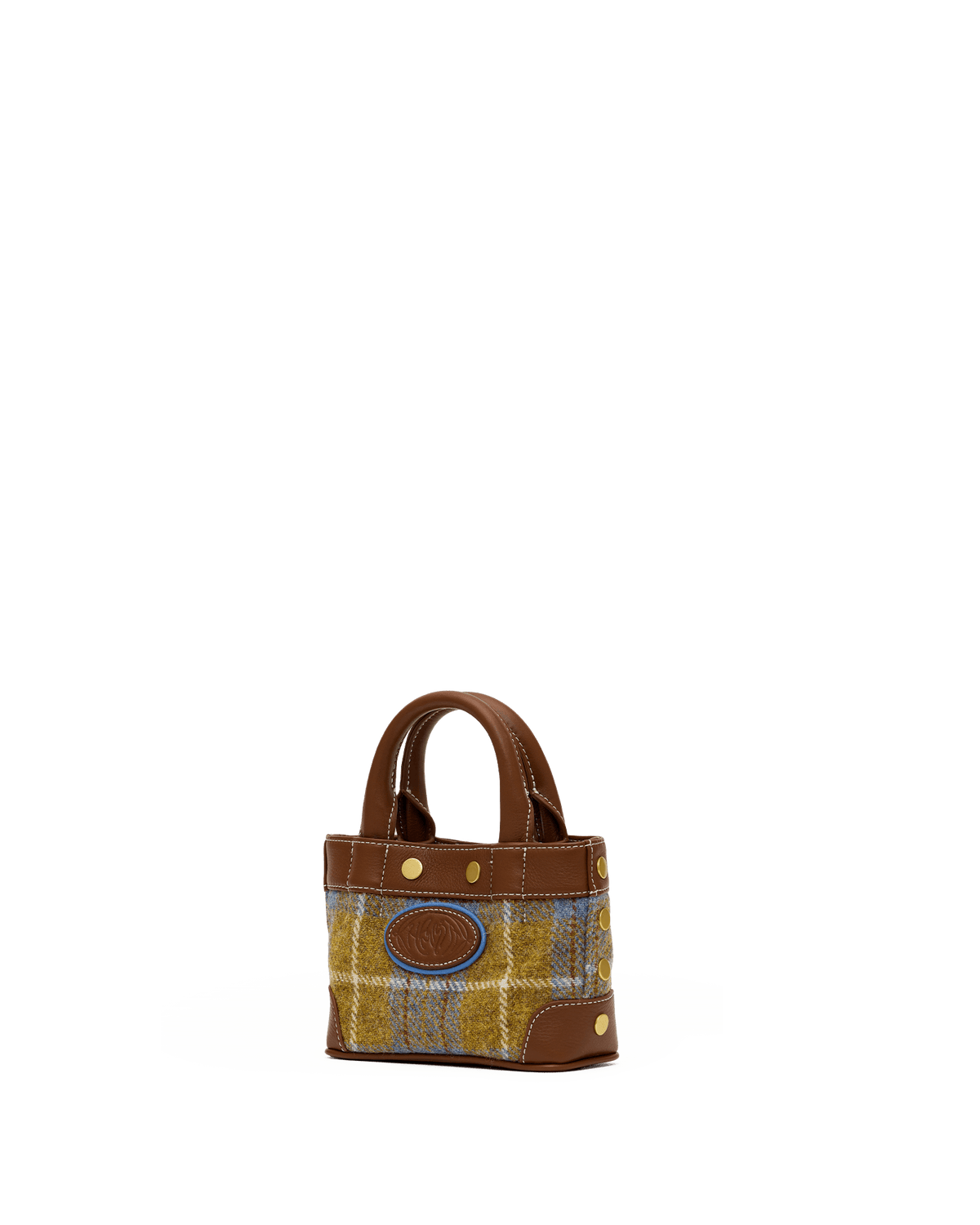 Olympia-Tote-Mini-Highlands-Tweed-AG-Front-View-2