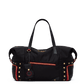 Ivy-Weekender-Black-Nylon-G-Red-Zip-Detail-View