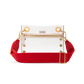 Webbing Crossbody Strap-Harissa Red-BG-Front-View