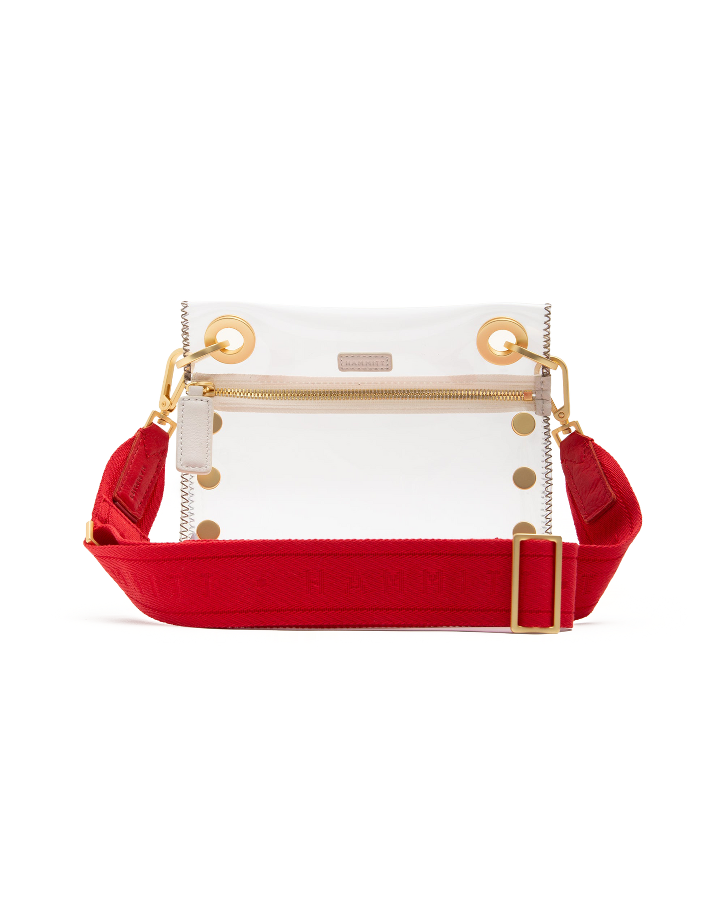 Webbing Crossbody Strap-Harissa Red-BG-Front-View
