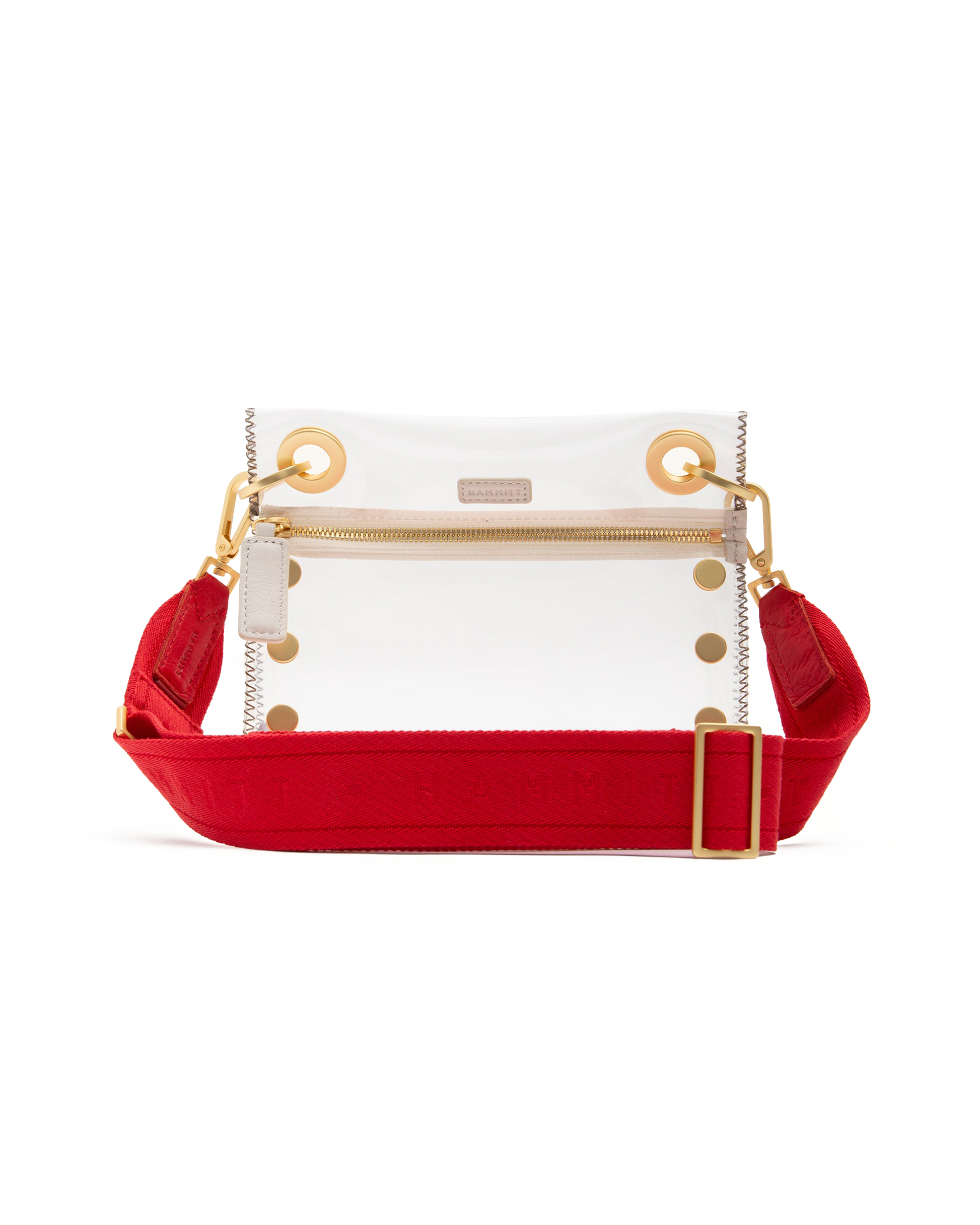 Webbing Crossbody Strap-Harissa Red-BG-Front-View