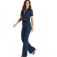 Model height is 5'9.5''