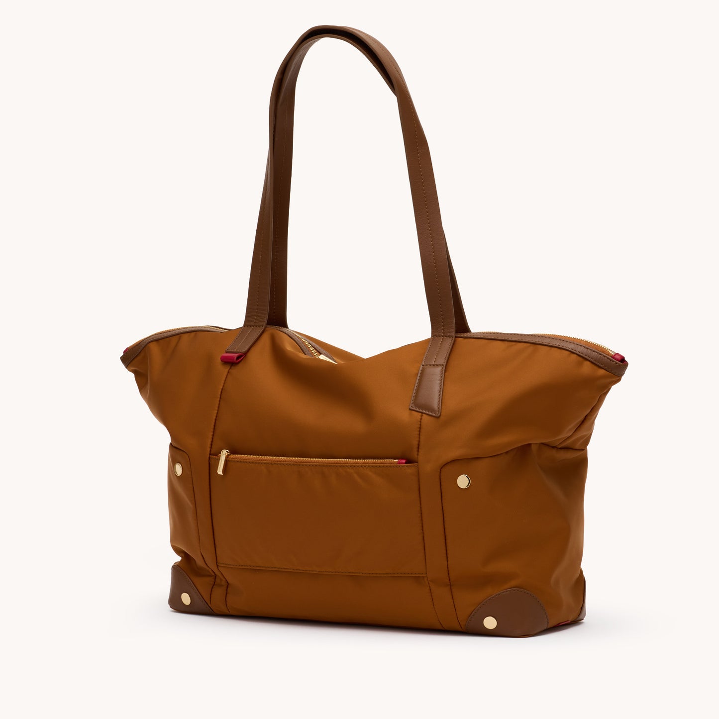 Zoe-Tote-Amber-Nylon-G-Back-View