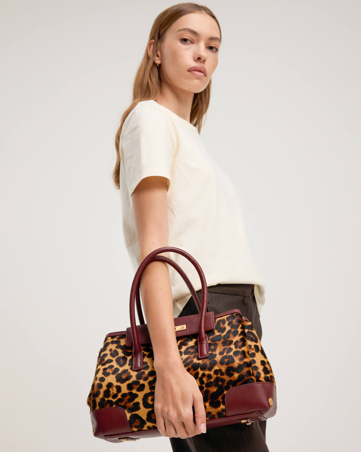 Charlotte-Tote-Safari-Calf-Hair-BG-Model-View-3