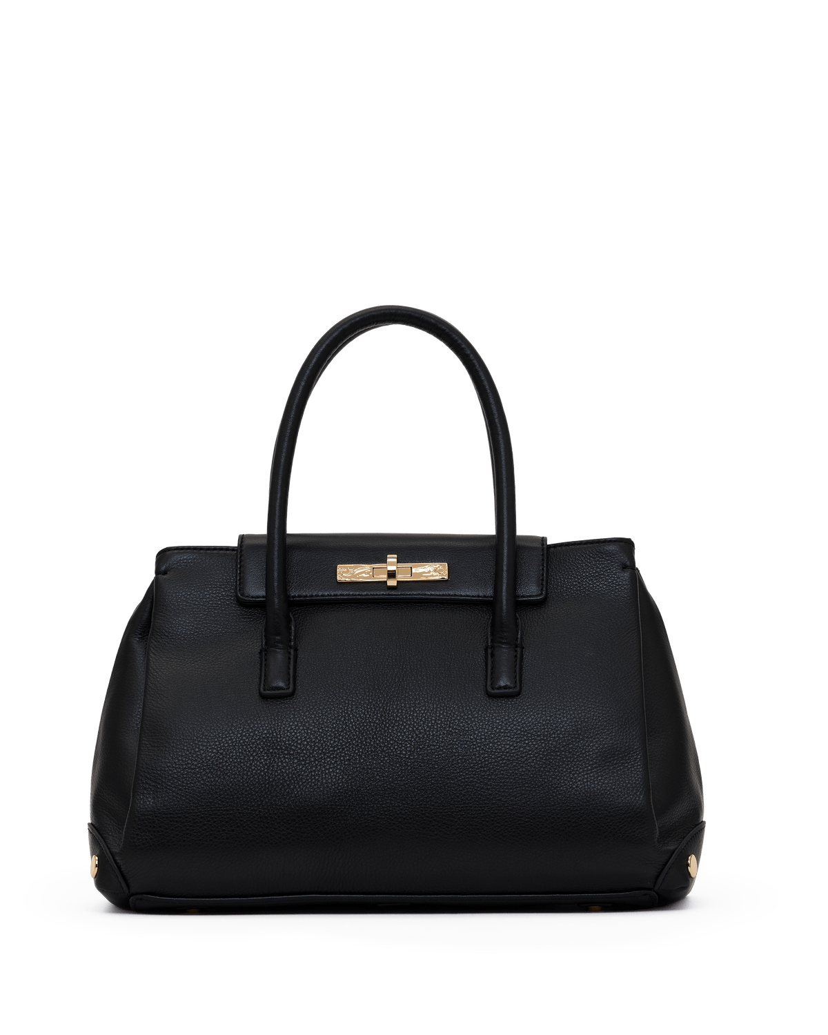 Charlotte-Tote-Black-G-Front-View