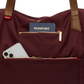 Ivy-Weekender-Wine-Nylon-G-Back-View-Detail