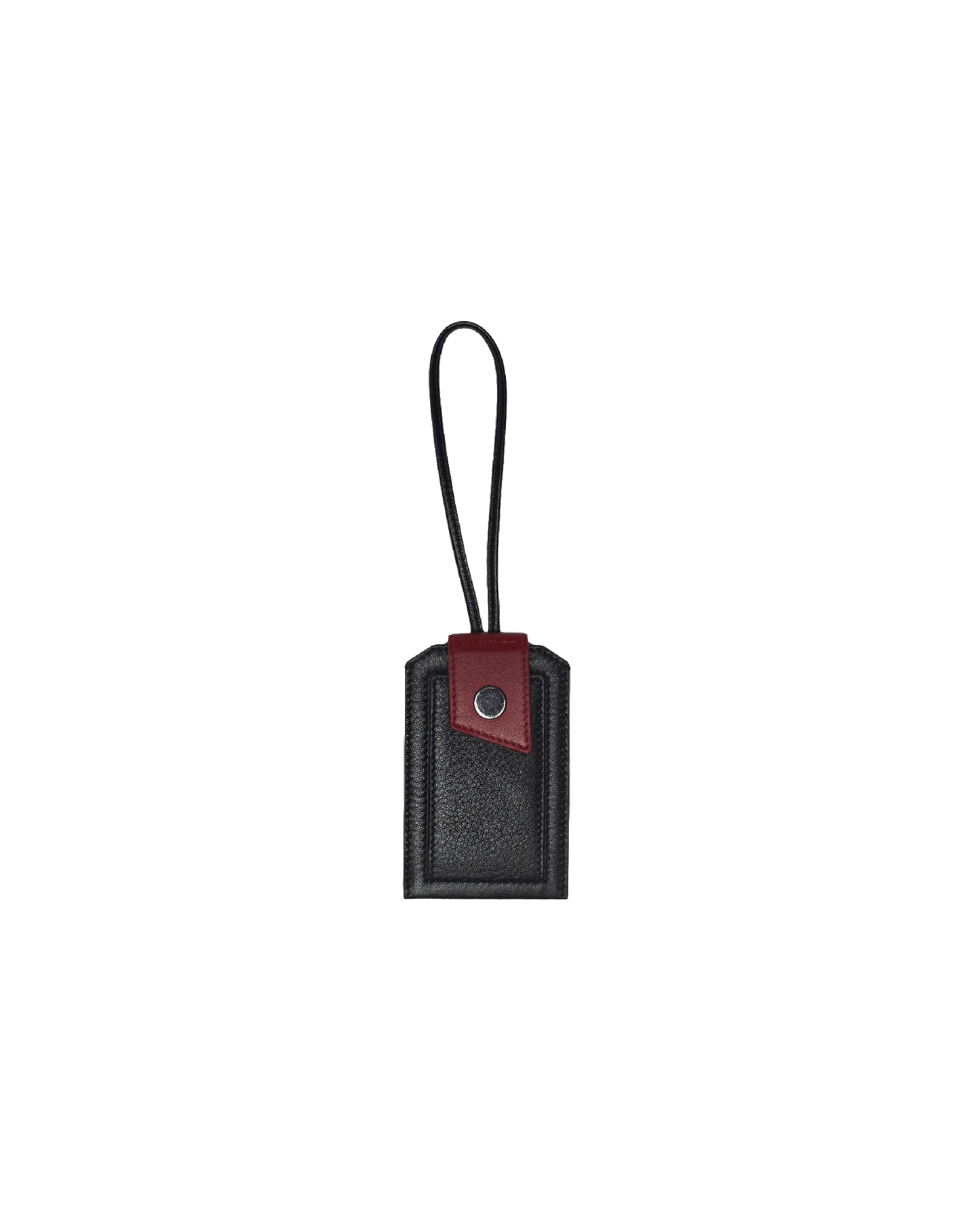 Larkspur-Luggage-Tag-Black-Front-View-2