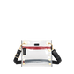 Tony-Sml-Clear-Black-BG-Red-Zip-Front-View