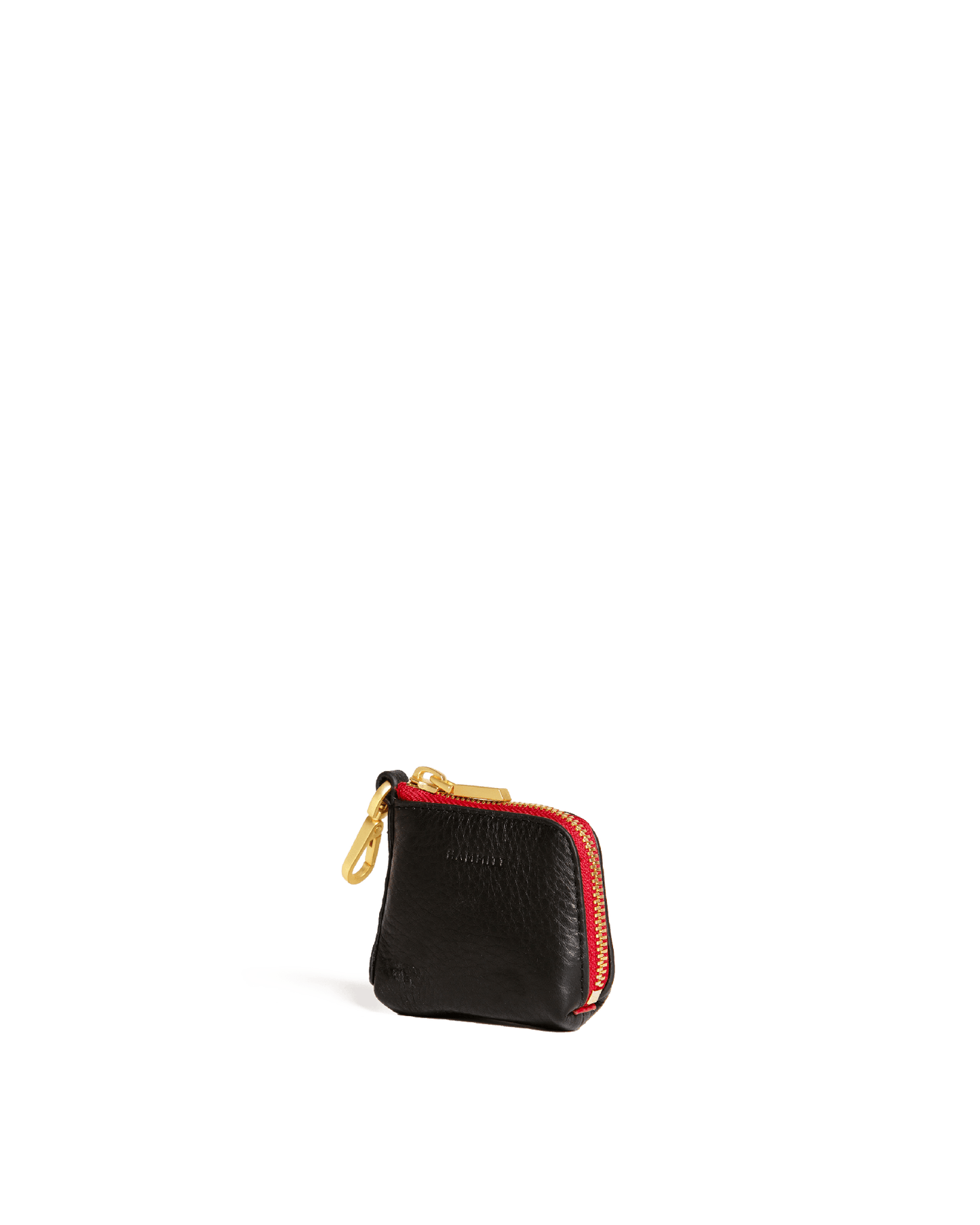 Syd-Pouch-Black-BG-Red-Zip-Front-View