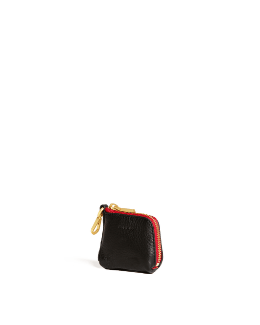 Syd-Pouch-Black-BG-Red-Zip-Front-View