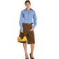 Model height is 5'9.5''