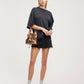 Model height is 5'10''
