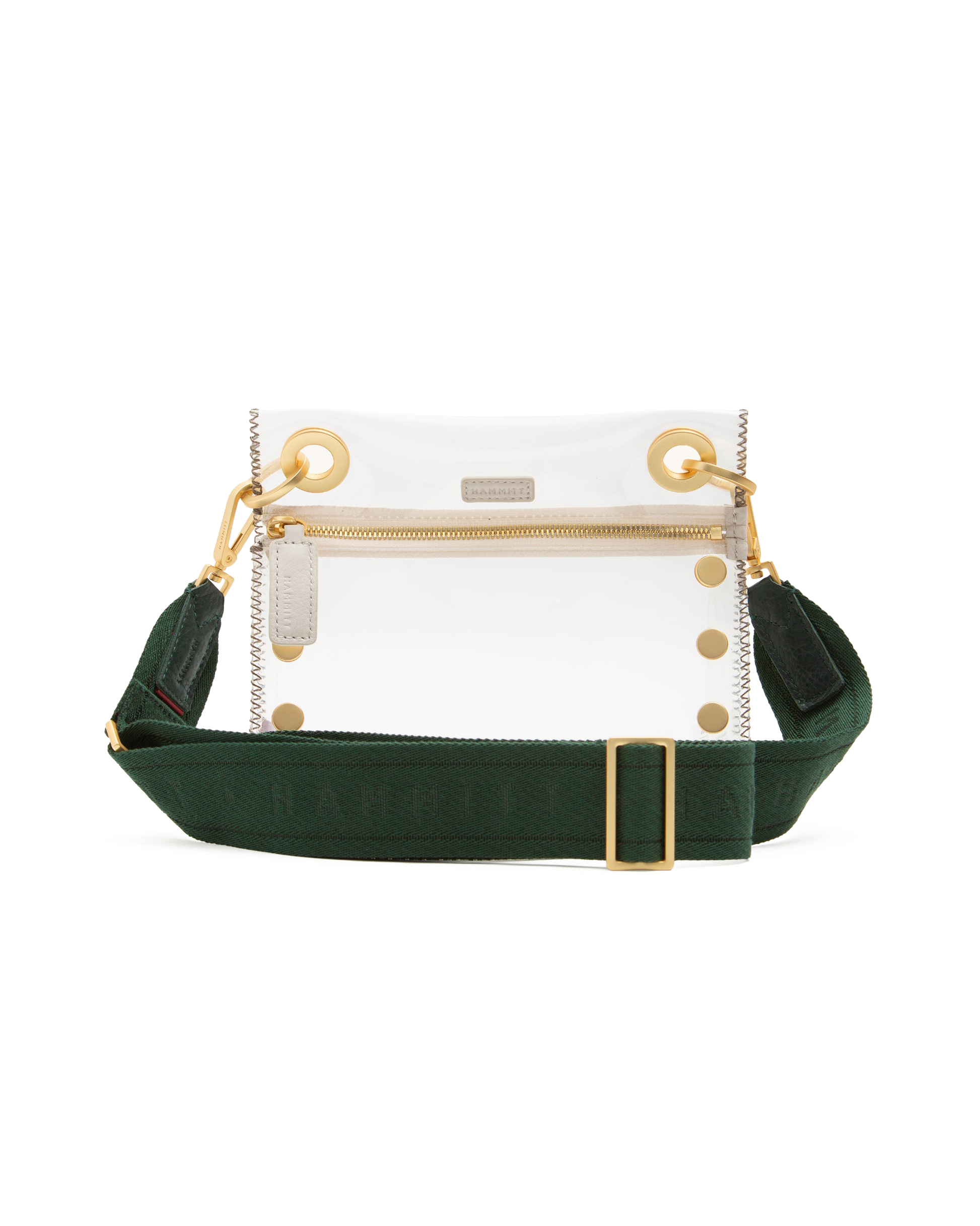 Webbing Crossbody Strap-Grove Green-BG-Front-View